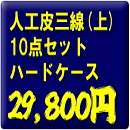 スタンダード人工皮三線10点セット【ハードケース】+3大特典付き!