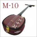 みんさー柄人工皮三線(ワイン色)　M-10