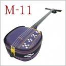 みんさー柄人工皮三線(紺色)　M-11
